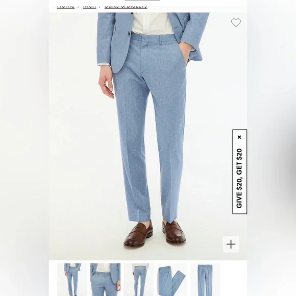 COPY COPY NWT Crew factory slim fit Thompson Basket Weave